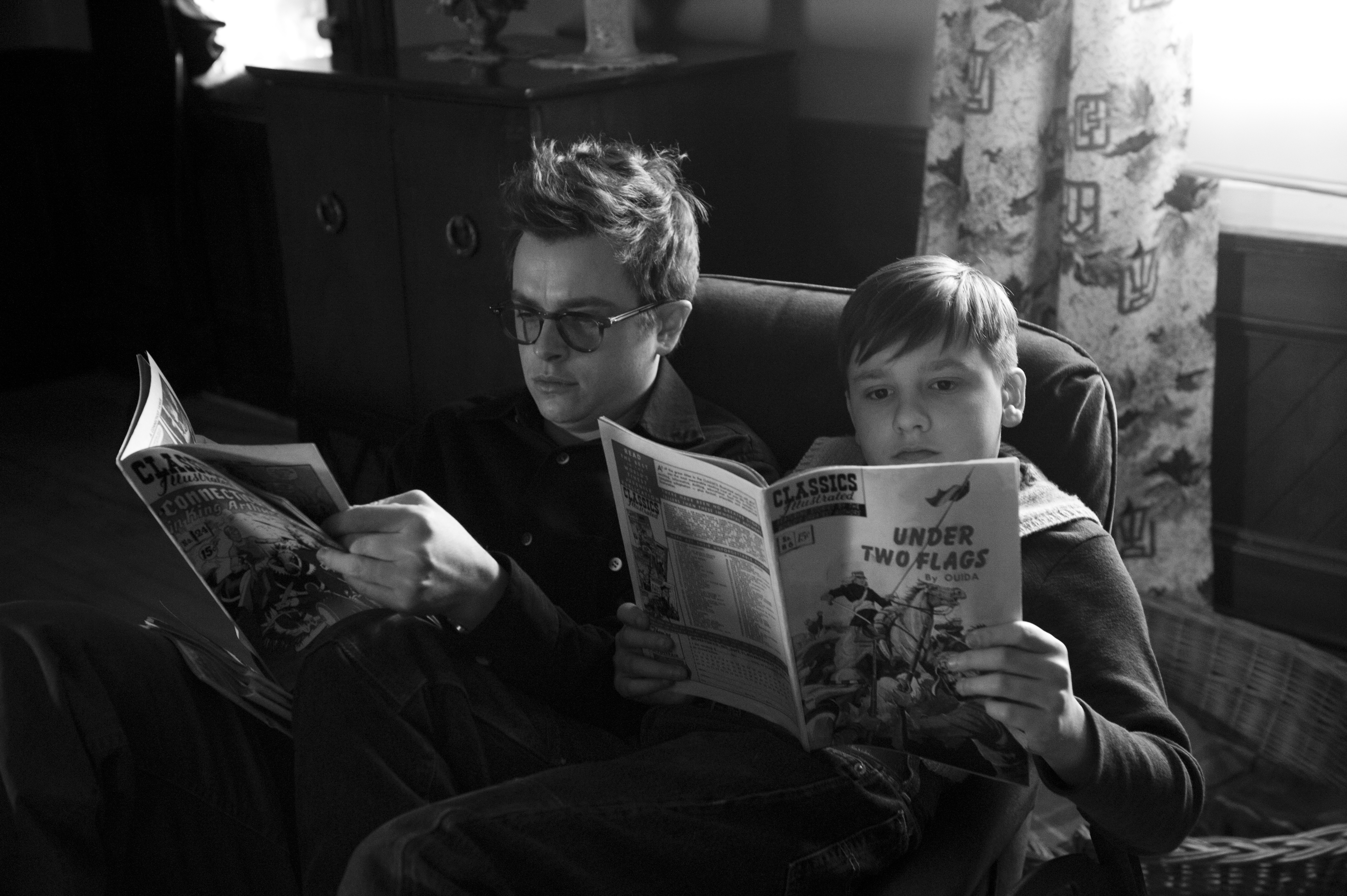 Kasey Lea & Dane DeHaan in LIFE, recreating the iconic James Dean and Cousin Markie photo from the LIFE magazine photo shoot.