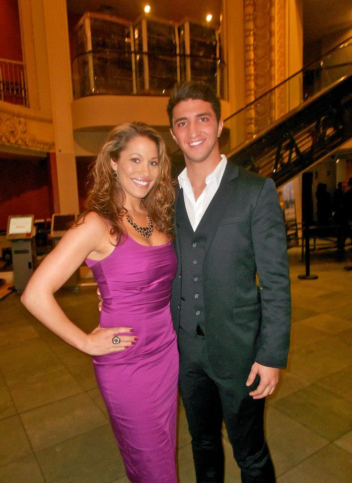 Dominick LaRuffa Jr with girlfriend, Emily Collins