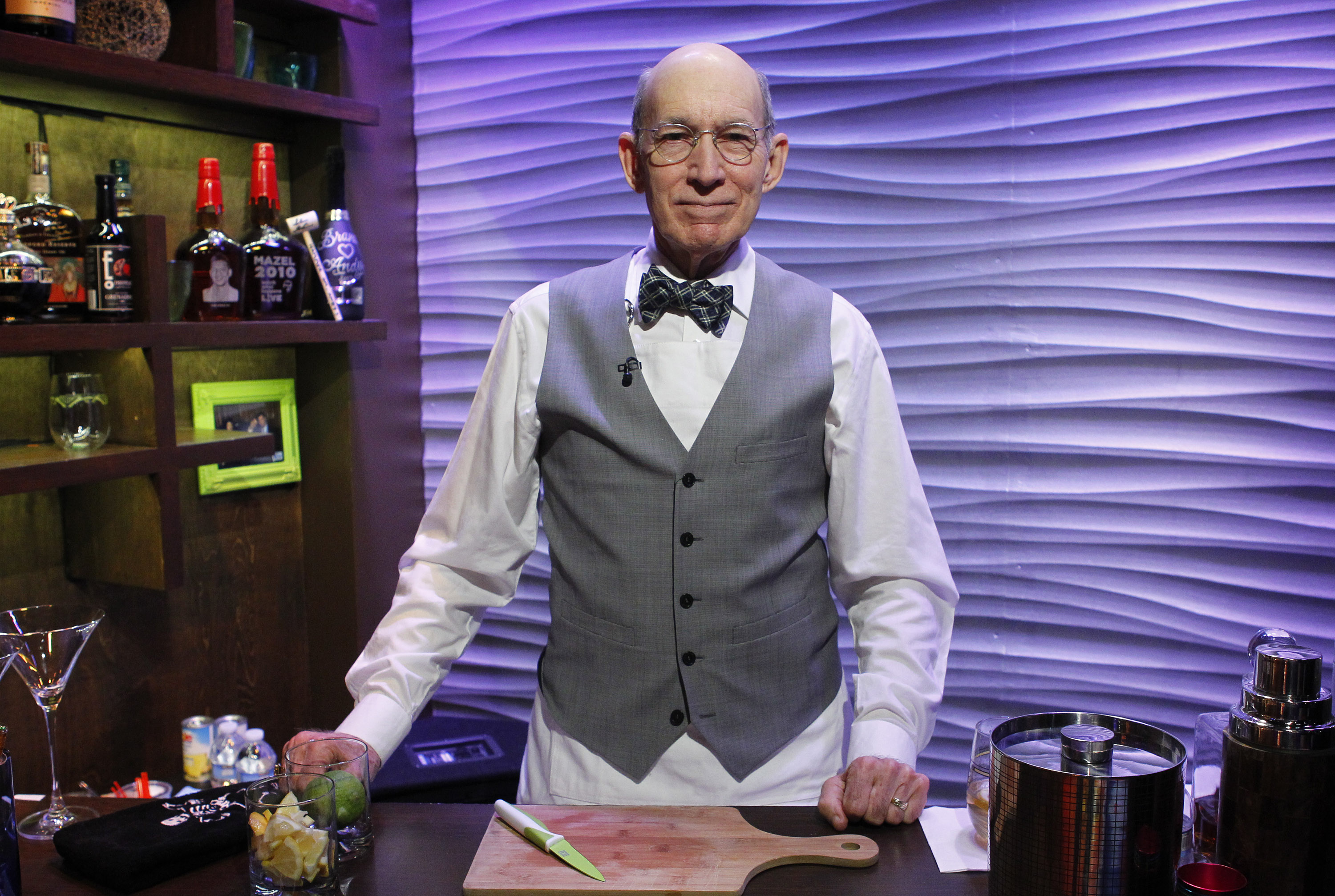 Harold Tarr, as the bartender, on Watch What Happens Live, hosted by Andy Cohen, Bravo TV. The guest that night was the late Joan Rivers.