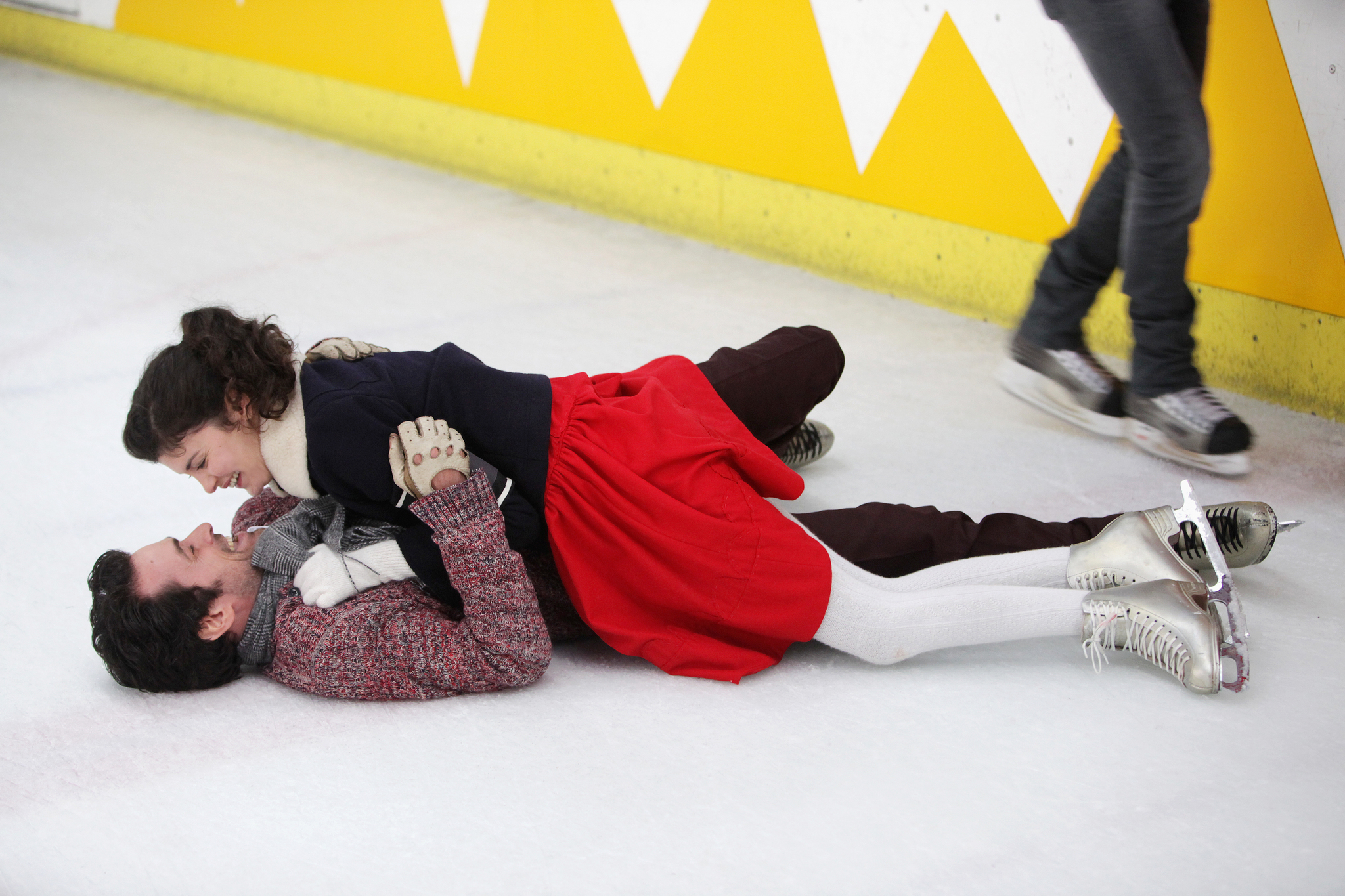 Still of Romain Duris and Audrey Tautou in Geleti sapnai (2013)