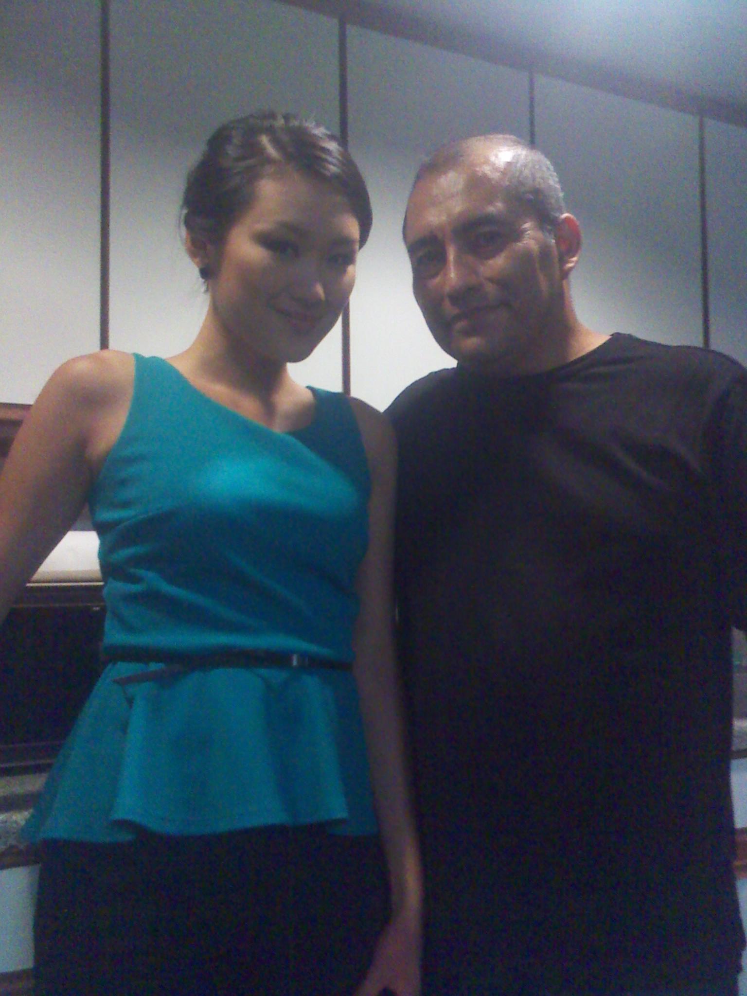 With Actress Danni Wang At Eric Lau's workshop - 2014