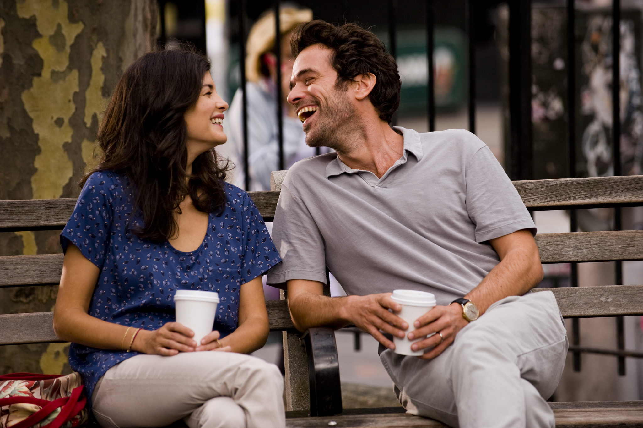 Still of Romain Duris and Audrey Tautou in Kiniska delione (2013)