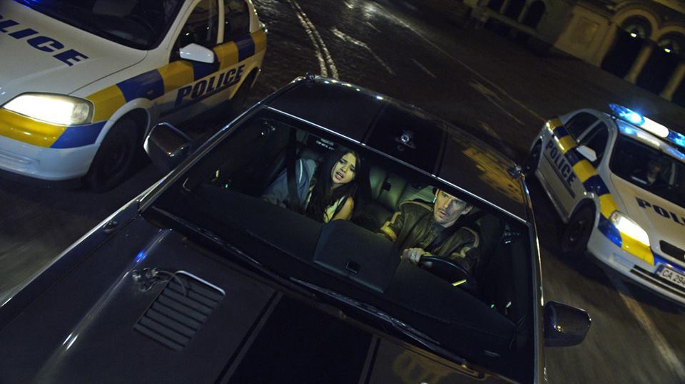 Still of Ethan Hawke and Selena Gomez in Getaway (2013)