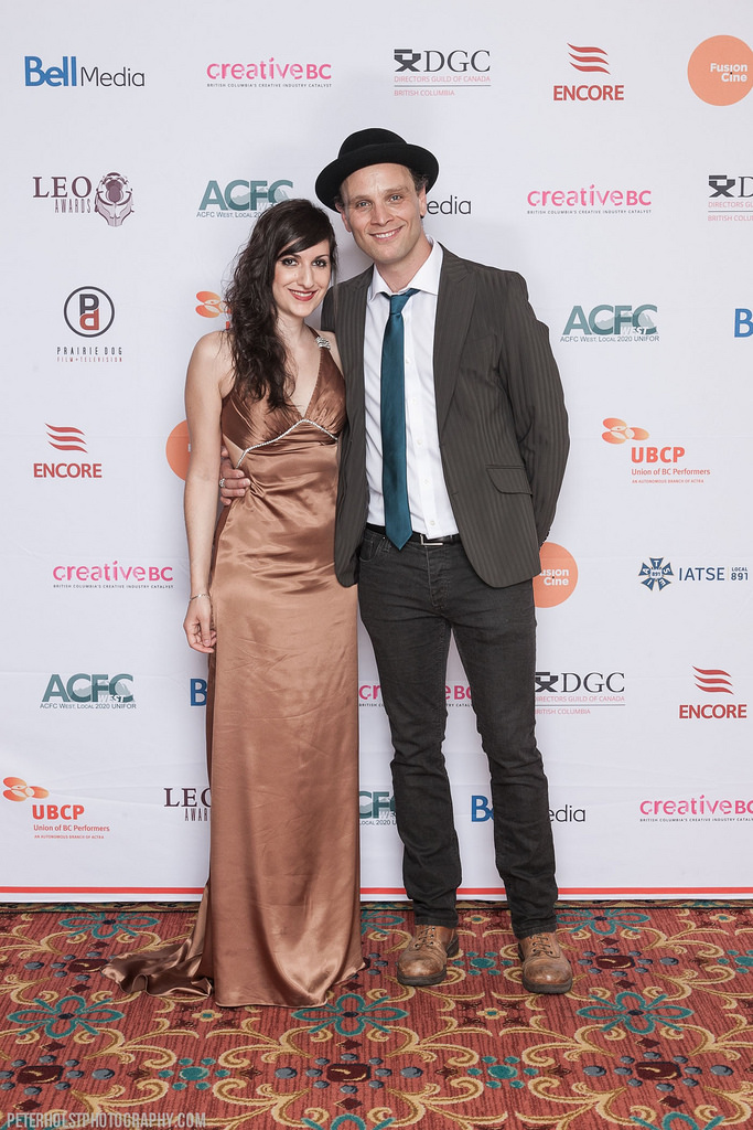 Leo Awards Red Carpet 2014. Esther Cohen & Ben Cotton