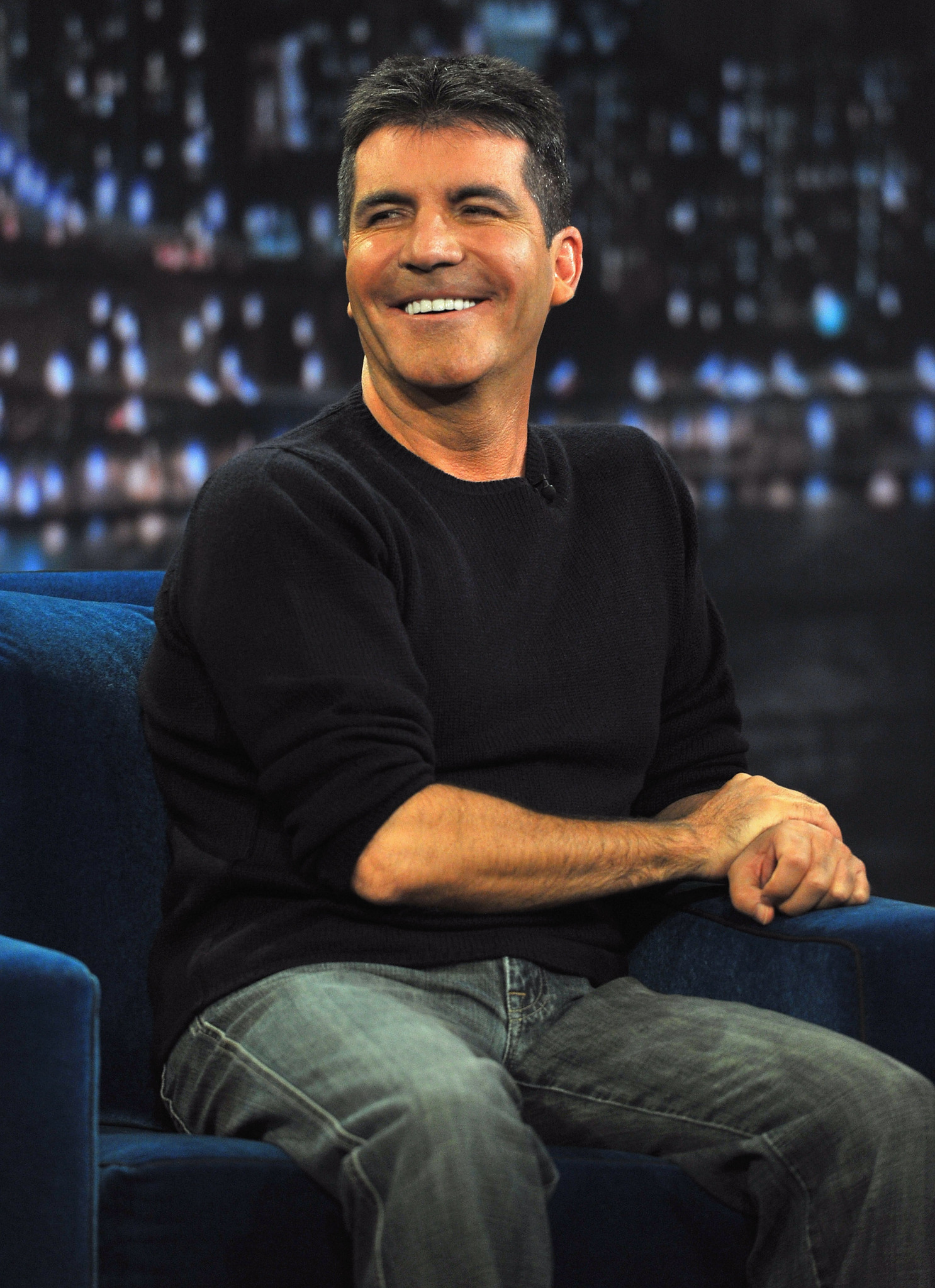 Simon Cowell at event of Late Night with Jimmy Fallon (2009)