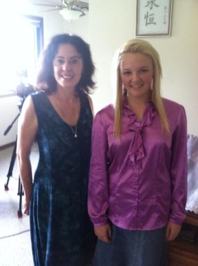 Bailey on the set of, Soul Survivors: Angels in Training with Debbie Johnson, Creator, Writer, Producer