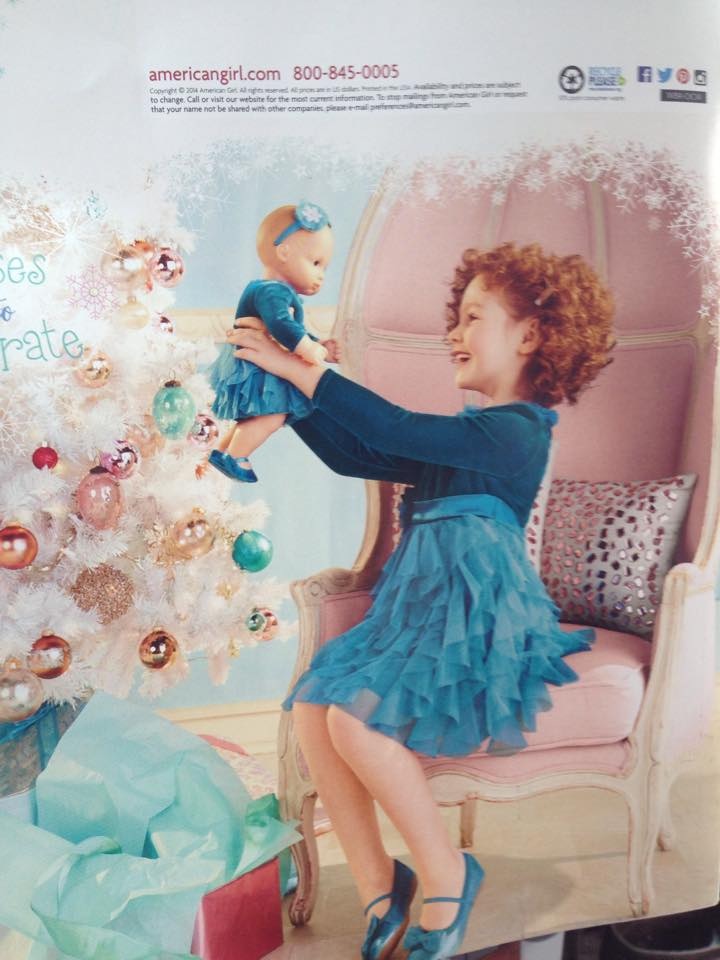 American Girl Holiday catalog 2014 back cover