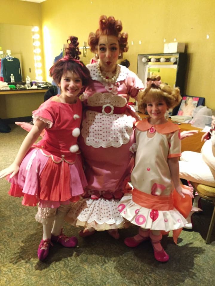 BTS Nicole as Cindy Lou Who in The Grinch the Stole Christmas! The Musical tour at the Grand Ole Opry in Nashville