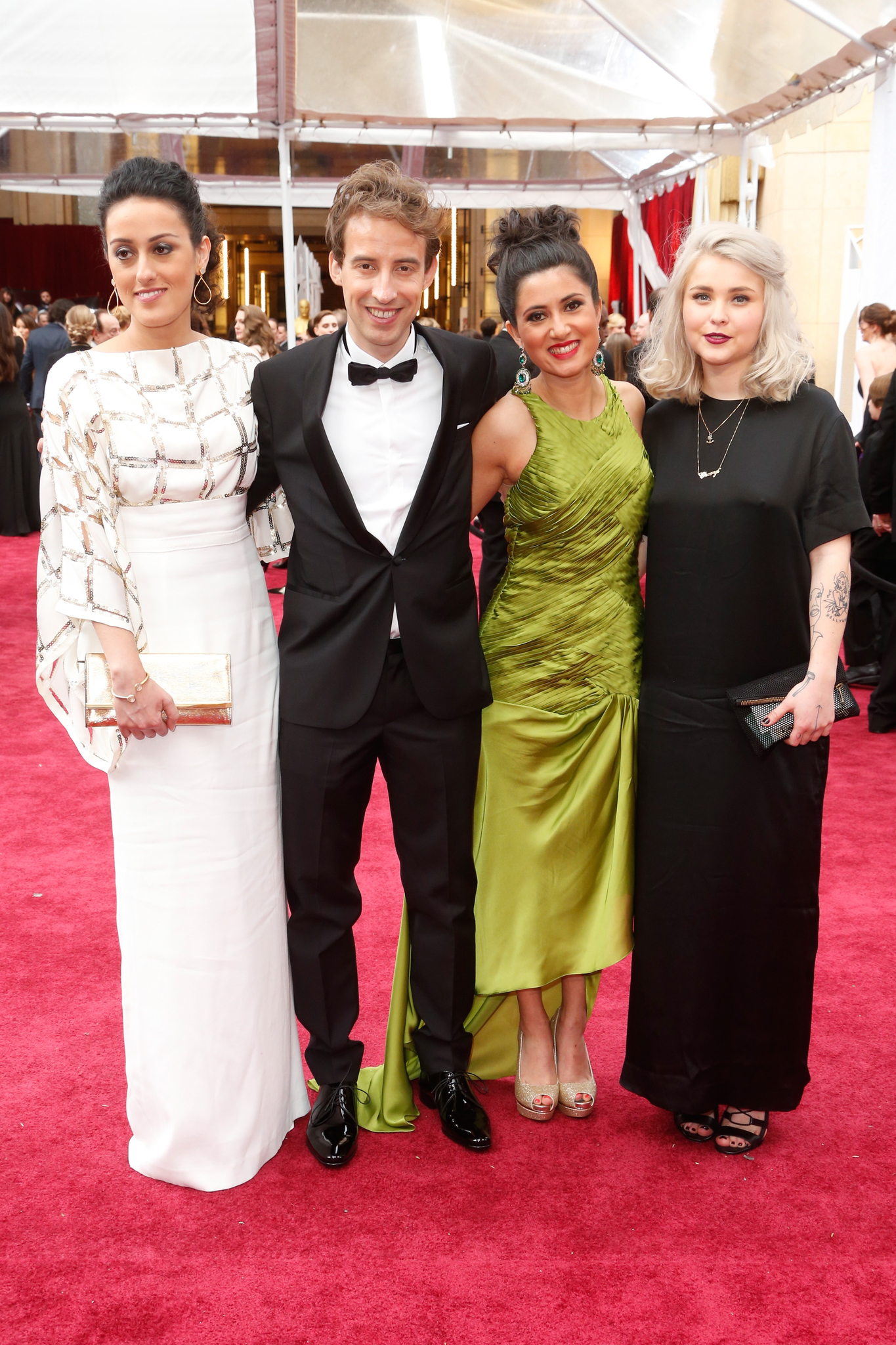 Stefan Eichenberger, Talkhon Hamzavi, Cheryl Graf and Nissa Kashani at event of The Oscars (2015)