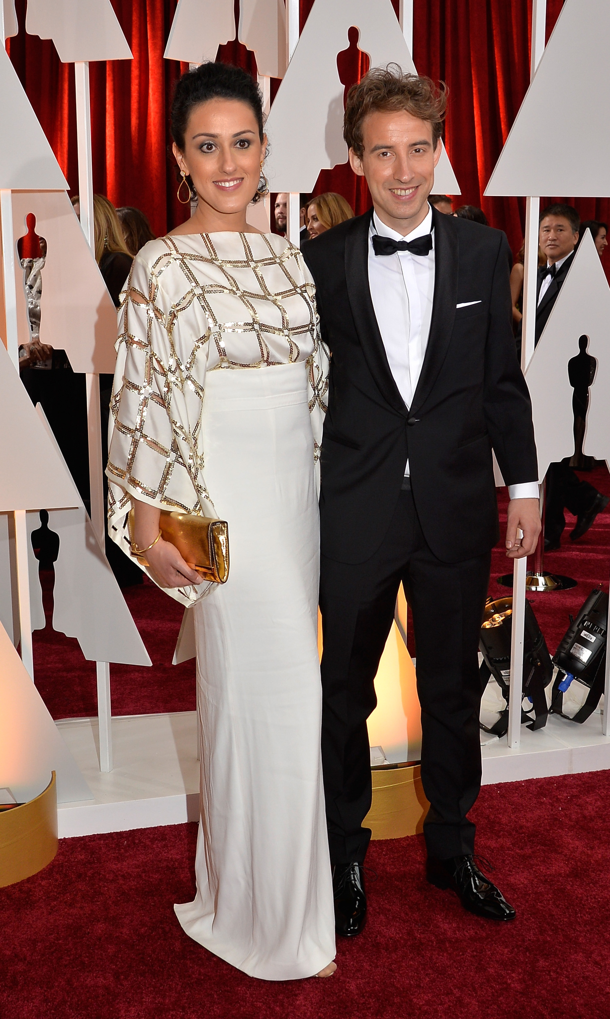 Stefan Eichenberger and Talkhon Hamzavi at event of The Oscars (2015)