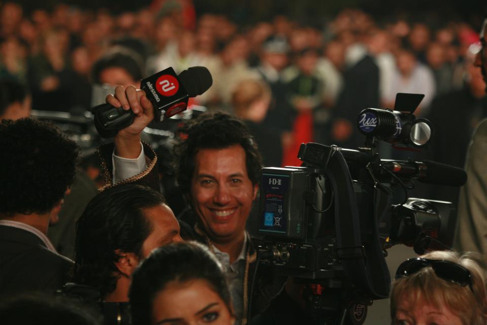 Covering Marrakech Film Festival for Nessma TV