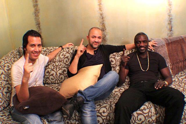 Interviewing RedOne & Akon @ L.A