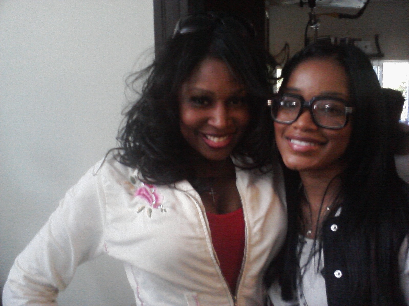 On the set of Curdled with Keke Palmer.My first associate producing gig. YAY!