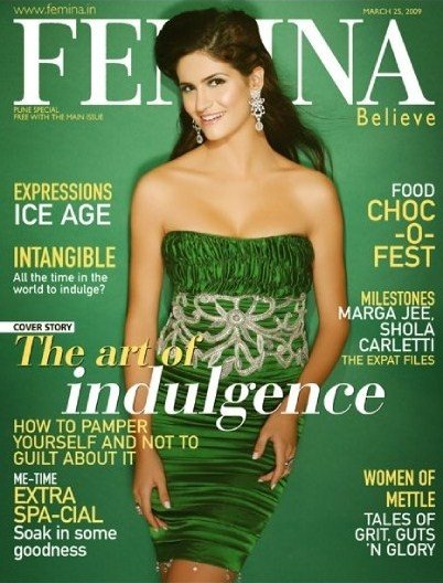 Femina Cover Page in India