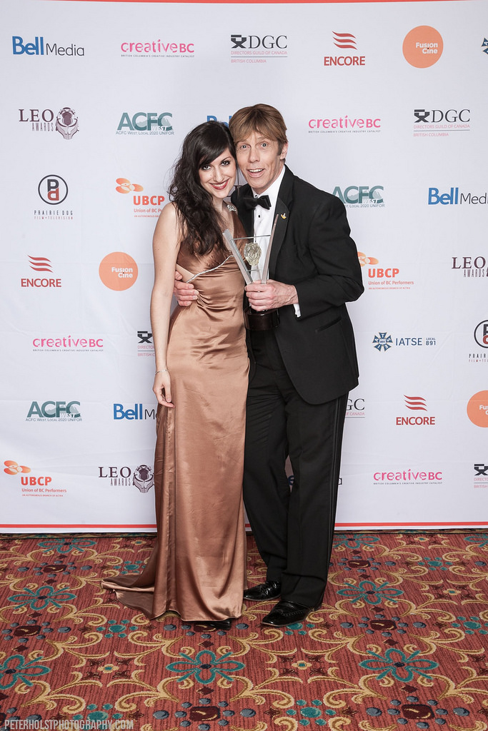 Leo Awards Red Carpet 2014. Esther Cohen & Mackenzie Gray