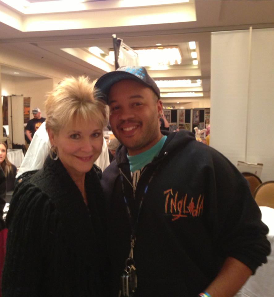 Dee Wallace and Everett Burgan at Motor City Nightmares Convention April 2013.