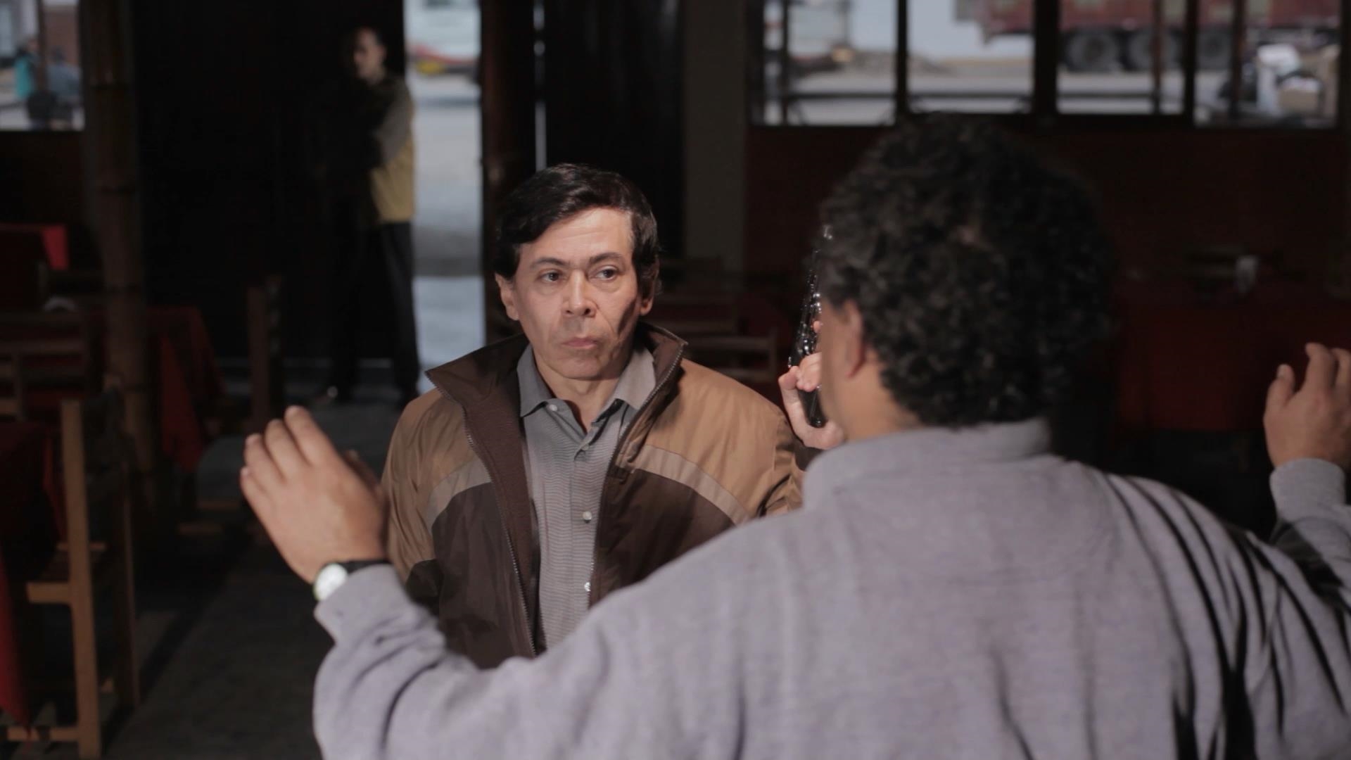 Oswaldo Salas as police detective Waldo Mamani in a scene of the peruvian feature film 