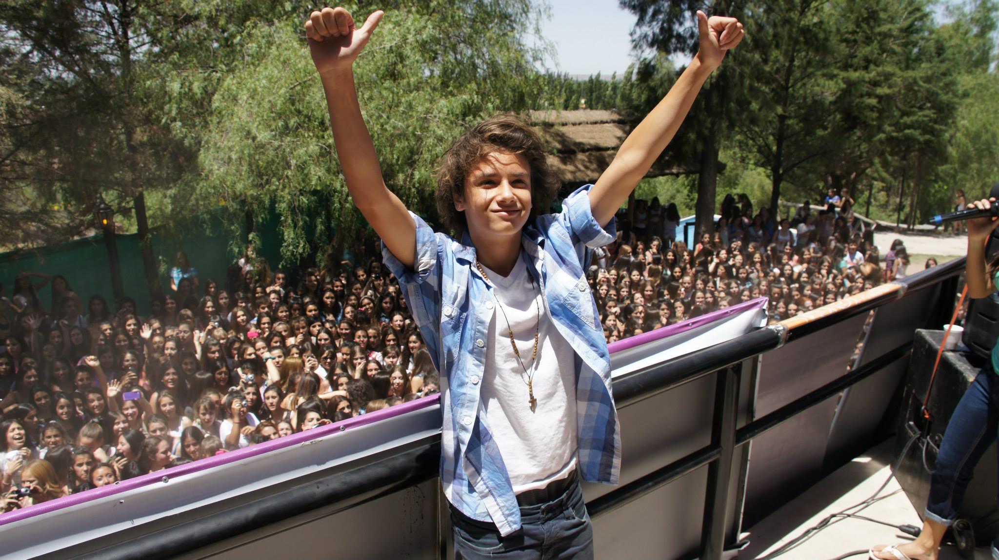 Joaquin Ochoa at the Fiesta de Rispoli Teens in Argentina.