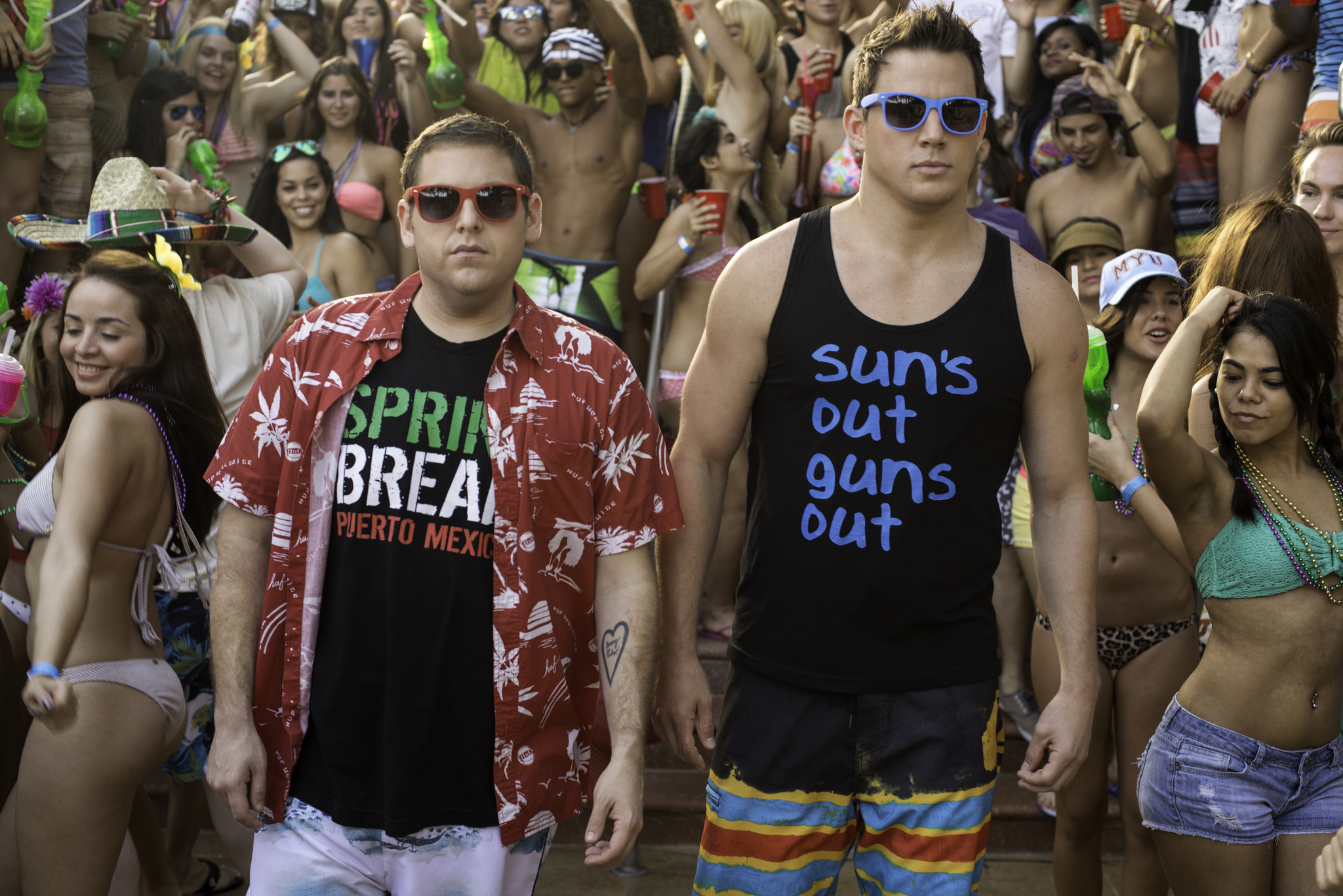 Still of Channing Tatum and Jonah Hill in Nevykeliai po priedanga 2 (2014)