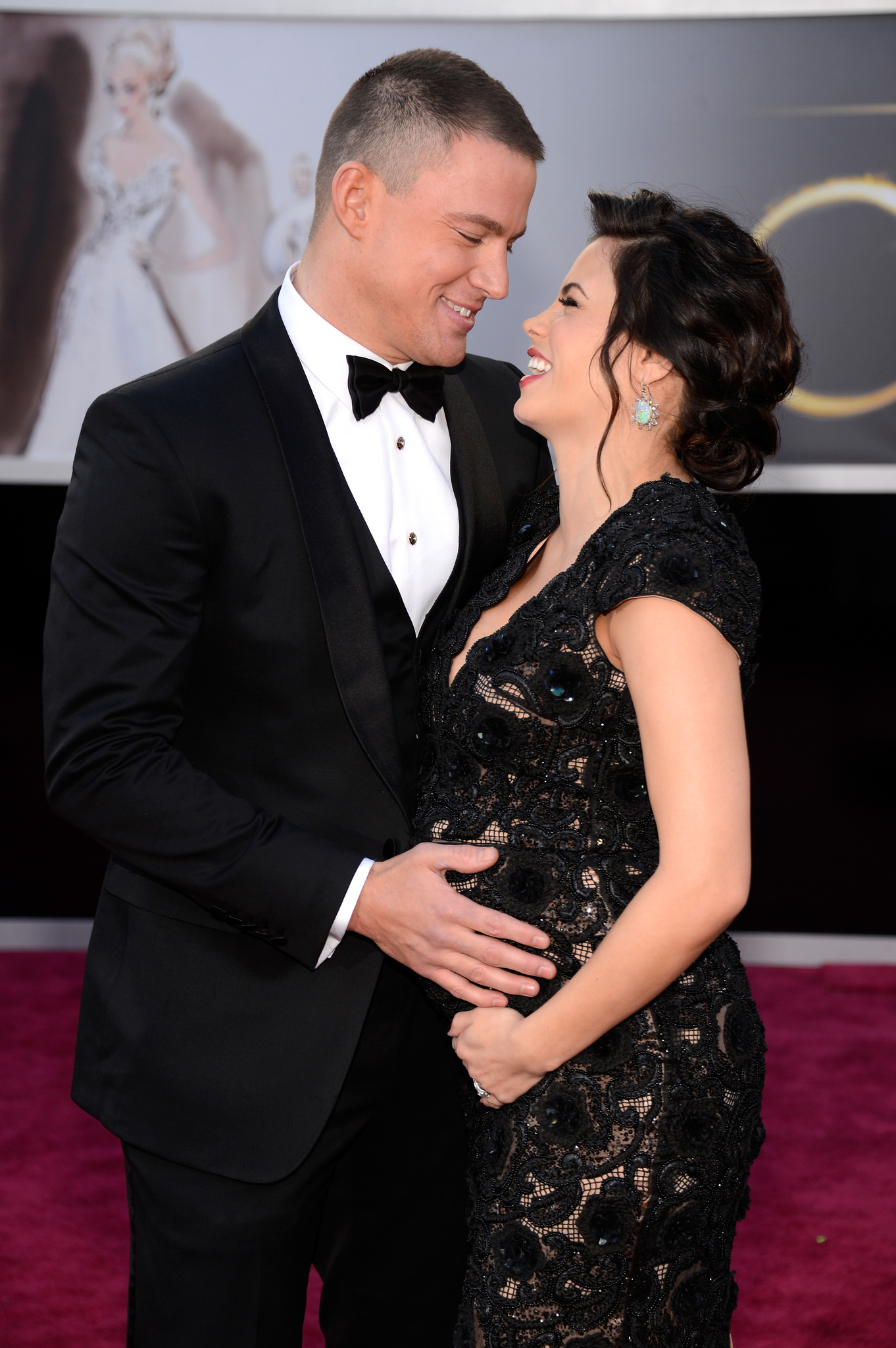 Channing Tatum and Jenna Dewan Tatum at event of The Oscars (2013)