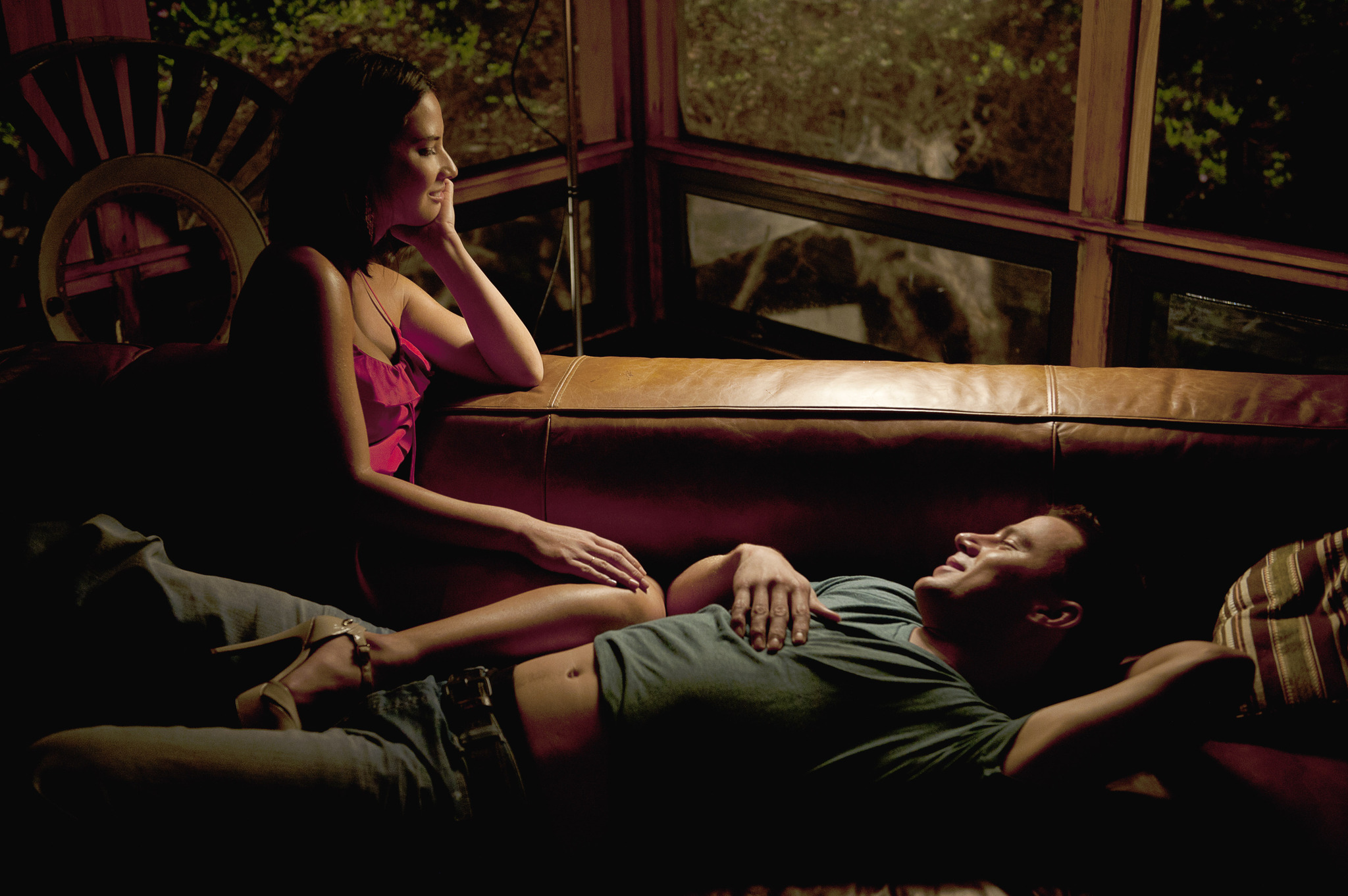 Still of Channing Tatum and Olivia Munn in Magiskasis Maikas (2012)