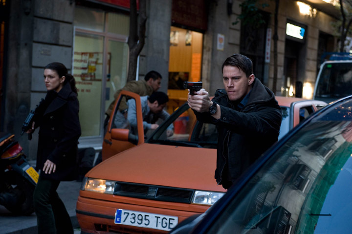 Still of Channing Tatum and Gina Carano in Melori Kein. Prarasta kontrole (2011)