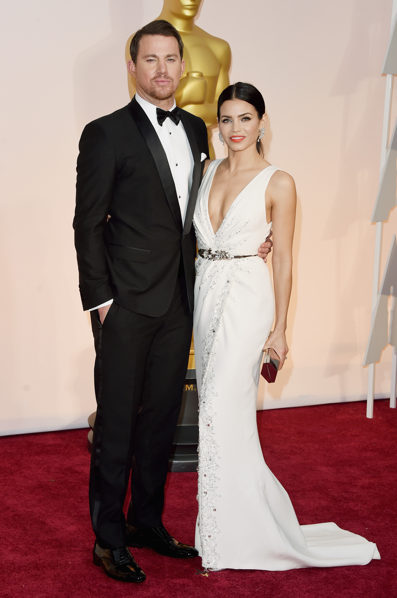 Channing Tatum and Jenna Dewan Tatum at event of The Oscars (2015)