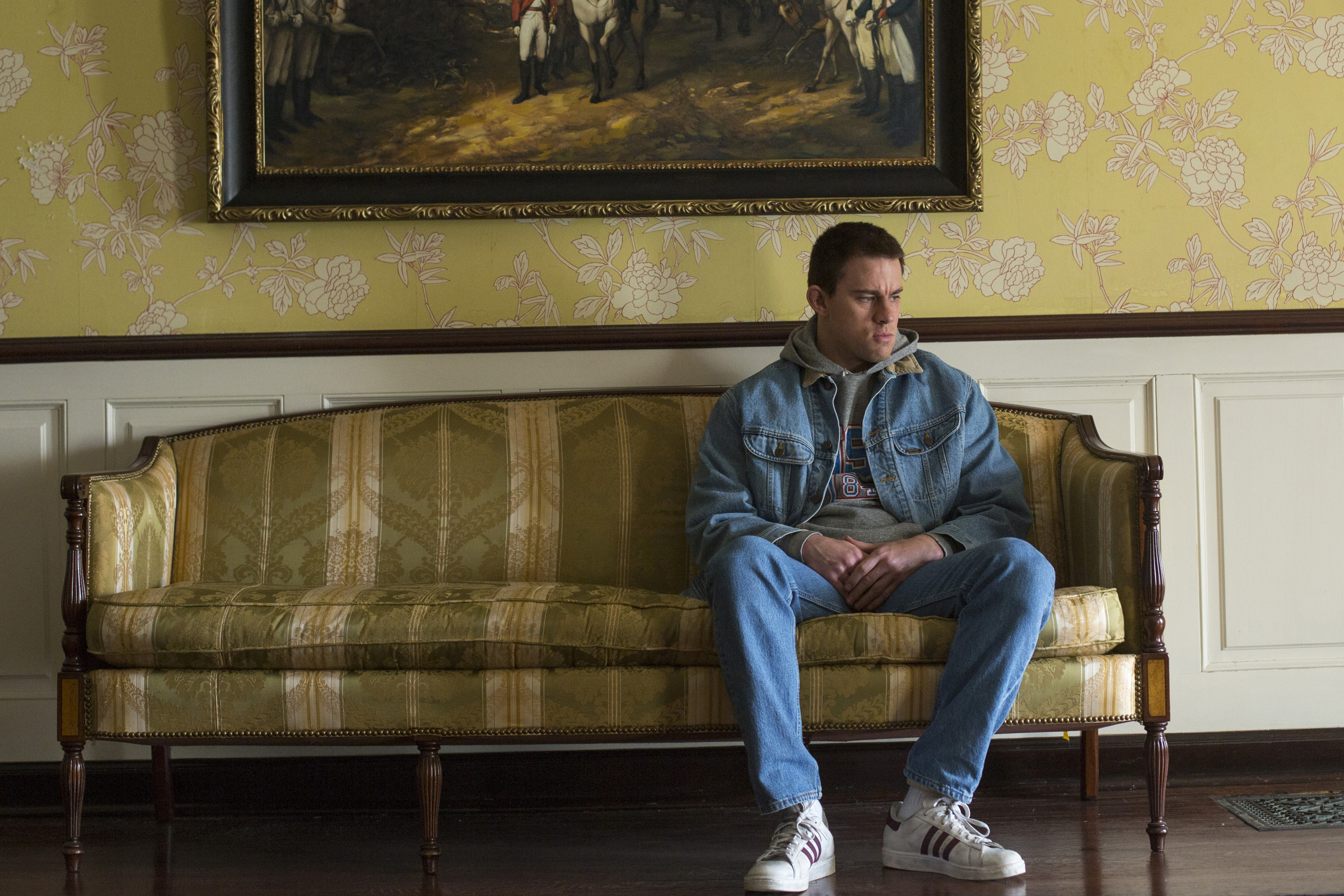 Still of Channing Tatum in Foxcatcher (2014)