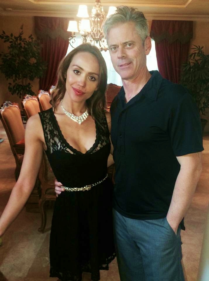 Oxana Lovich with C. Thomas Howell as husband and wife
