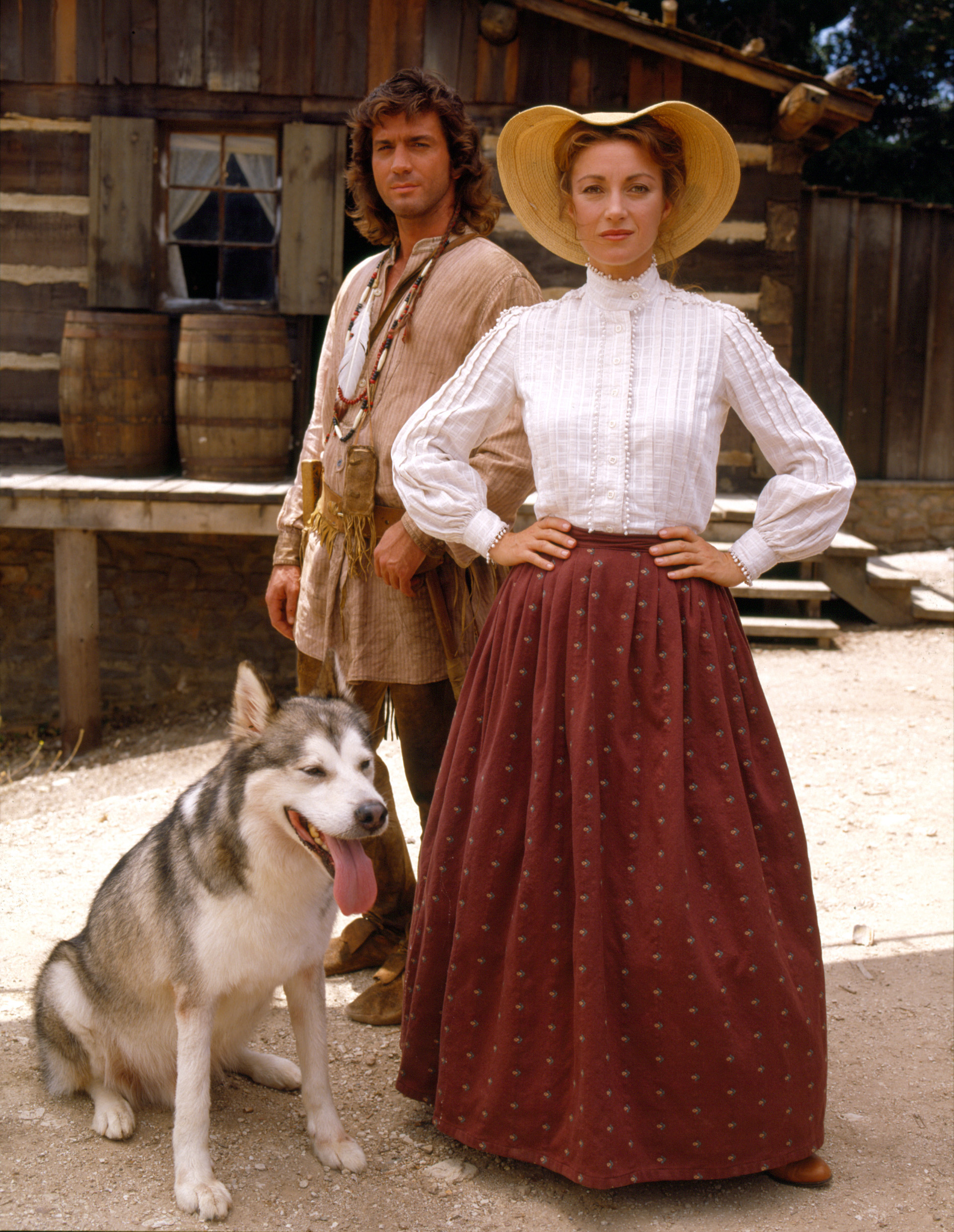 Still of Jane Seymour and Joe Lando in Dr. Quinn, Medicine Woman (1993)