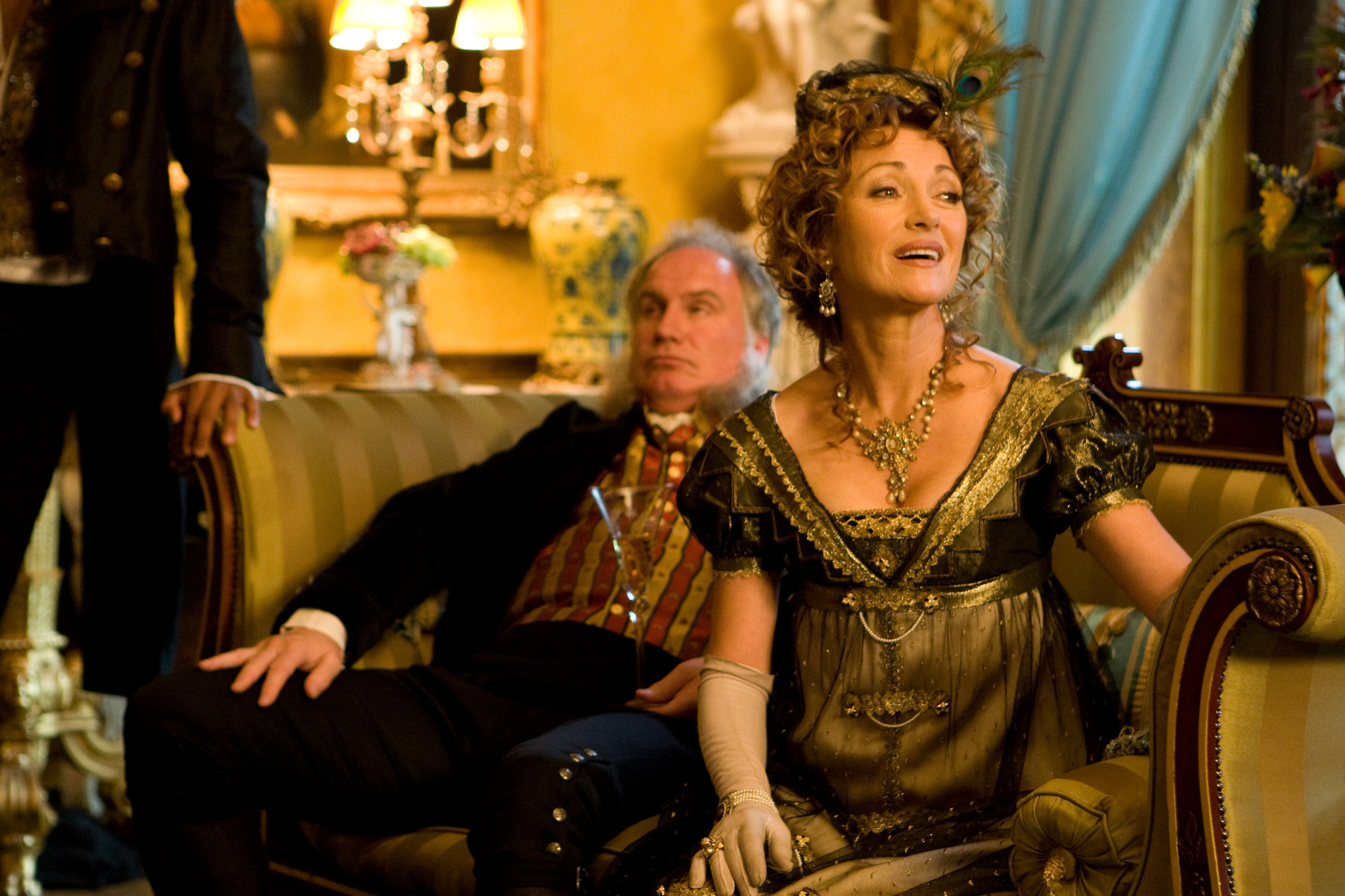 Still of Jane Seymour and Rupert Vansittart in Austenland (2013)