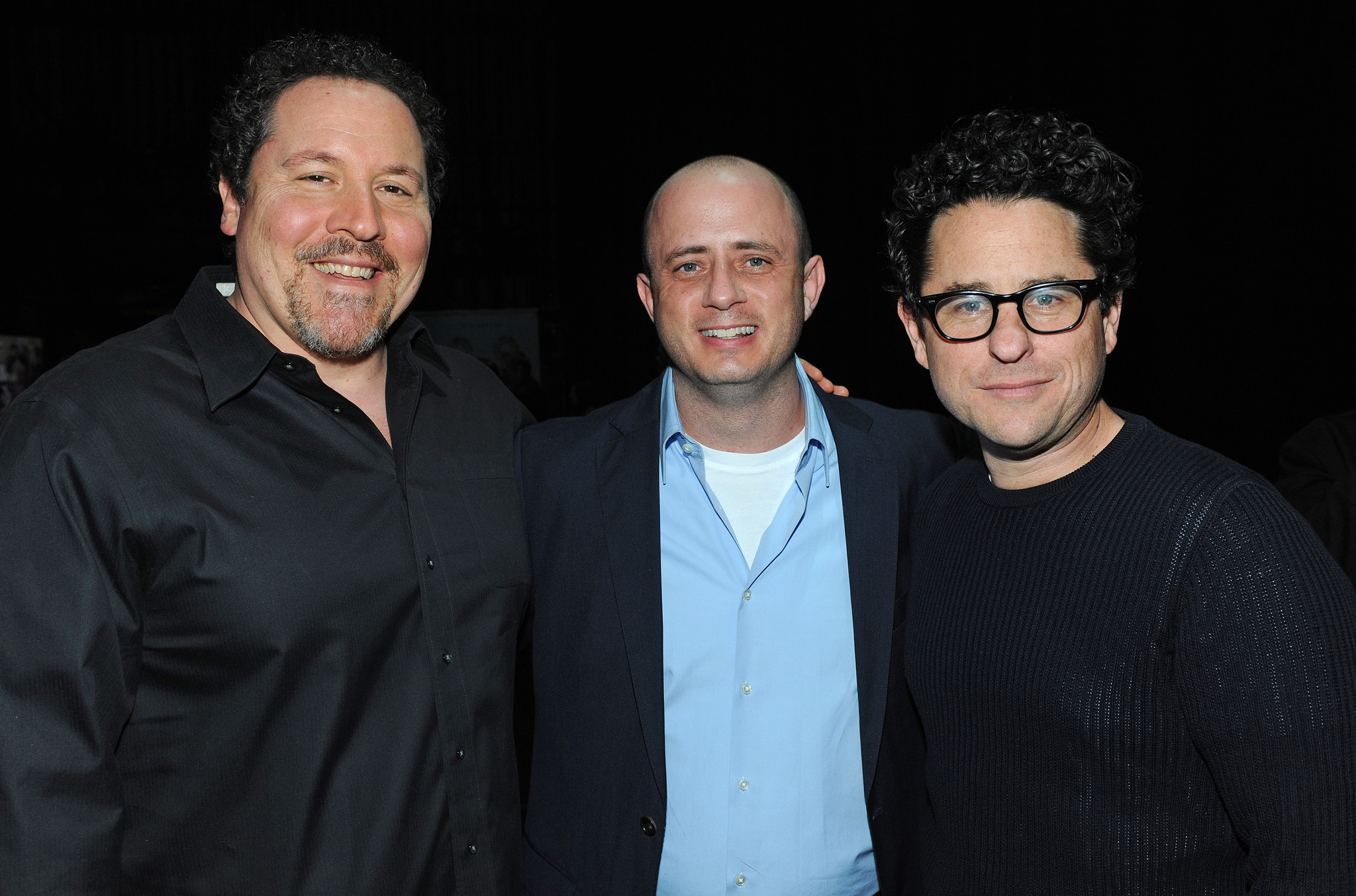 J.J. Abrams, Jon Favreau and Eric Kripke at event of Revolution (2012)