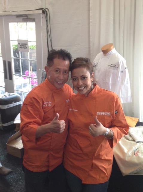 With Martin Yan at Food & Wine Festival Palm Desert, March 2013