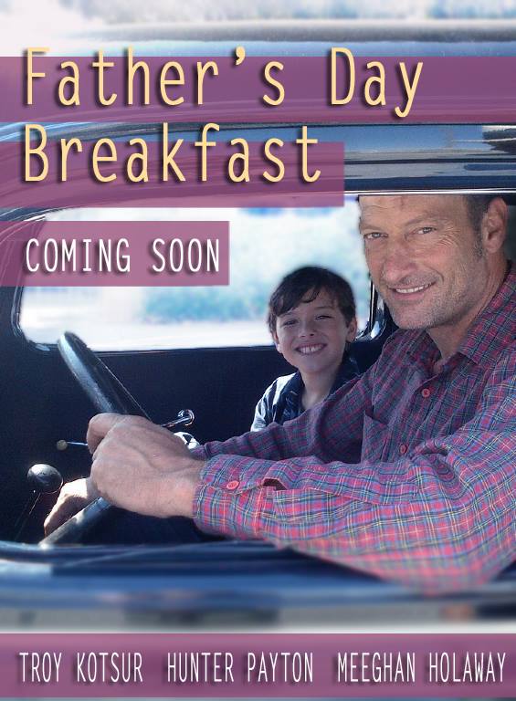 Hunter and Troy Kotsur movie poster for Short Film Father's Day Breakfast