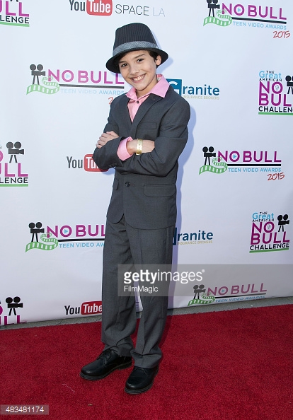Actor Hunter Payton attends the 4th Annual YouTube No Bull Teen Video Awards at YouTube Space LA on August 8, 2015 in Los Angeles, California.