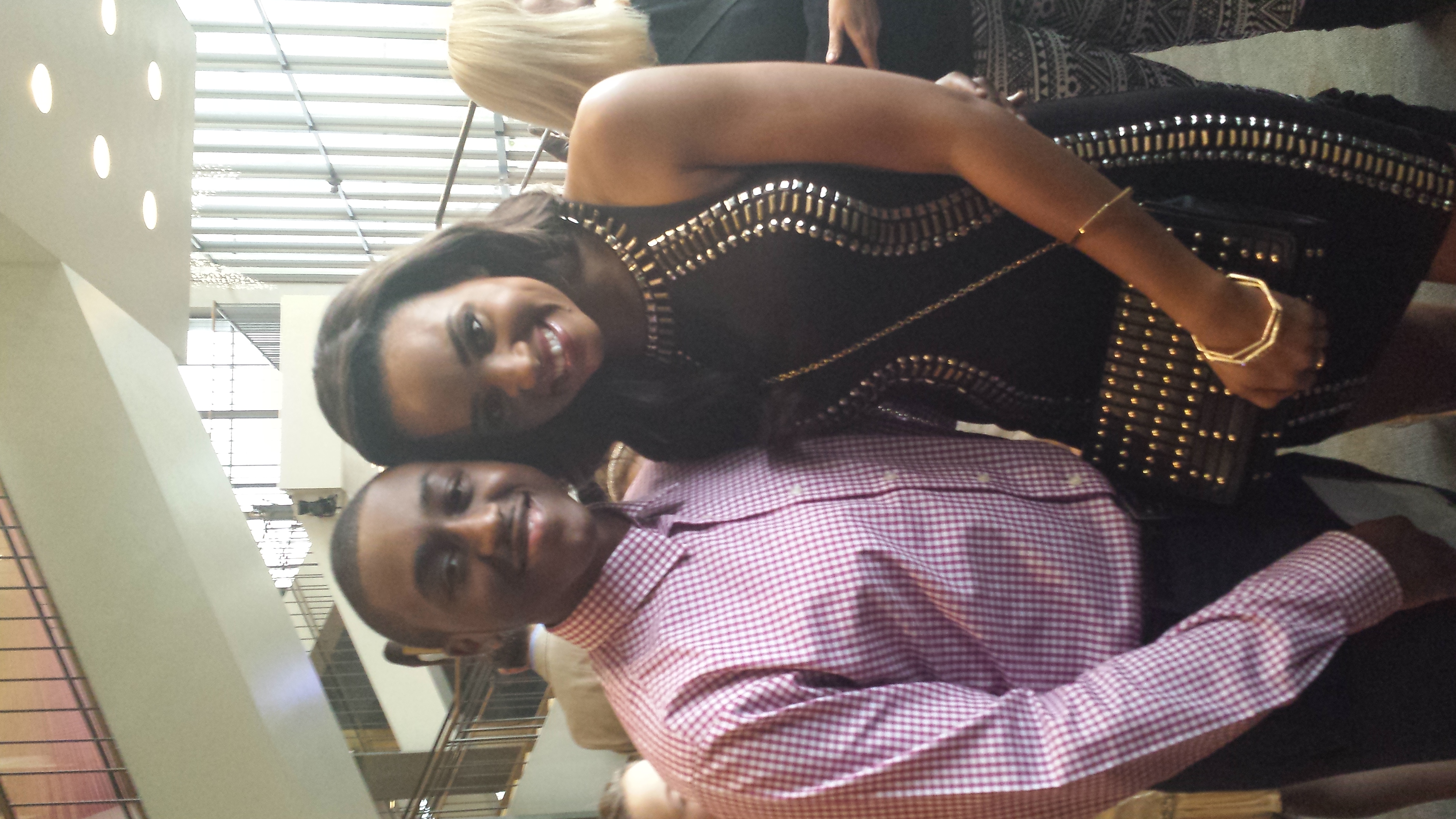 Meagan Tandy and I at Miss California Pageant