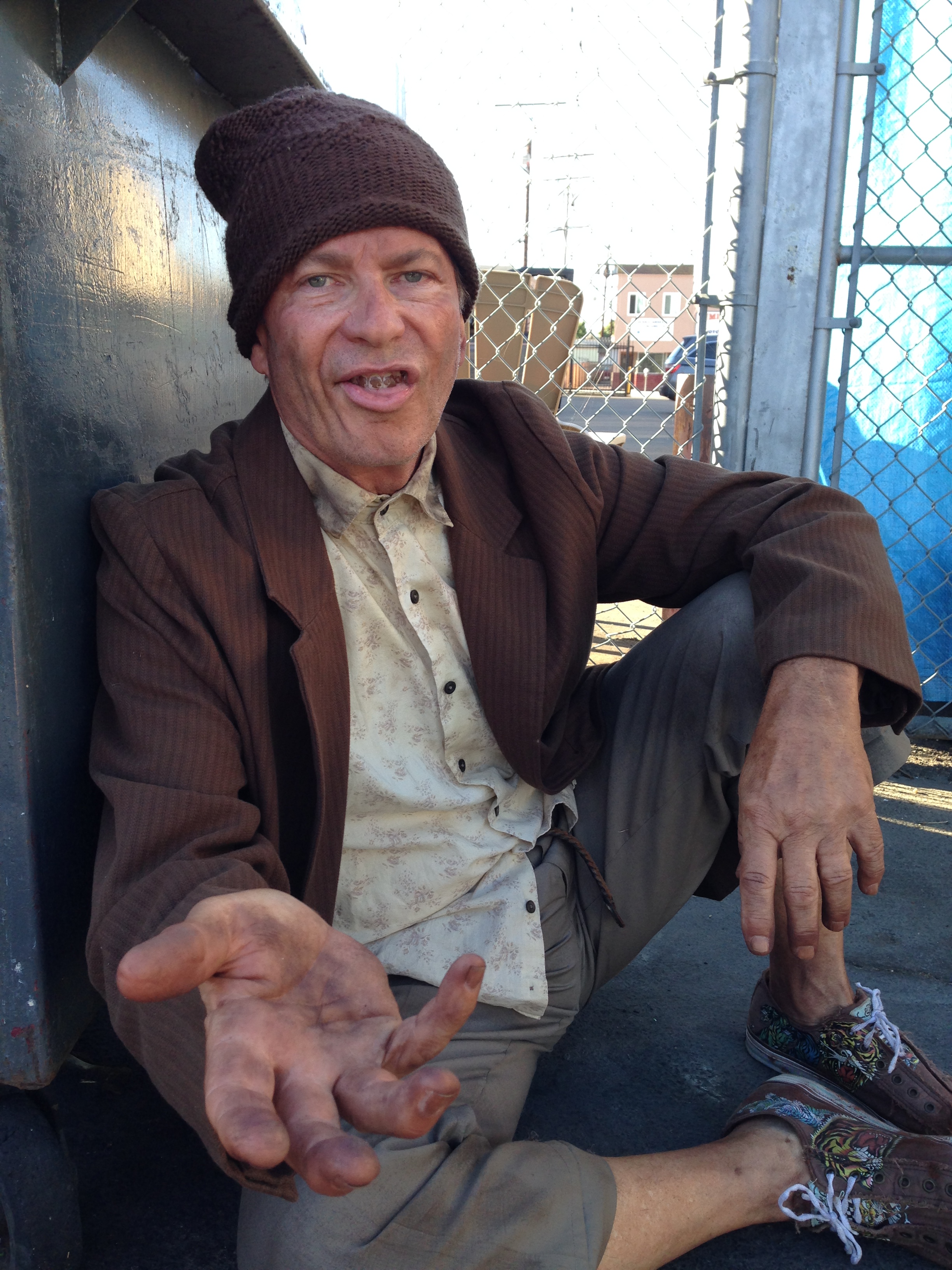Jeffrey Paul Kaye, Homeless Guy