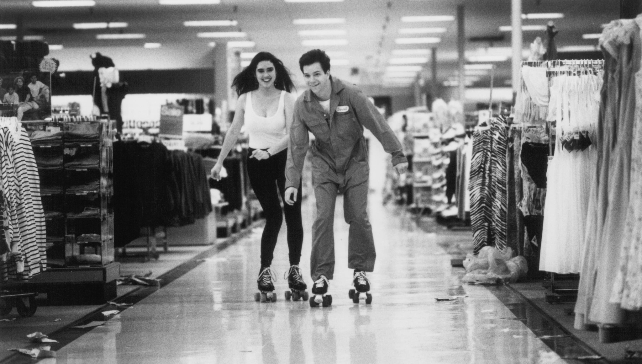 Still of Jennifer Connelly and Frank Whaley in Career Opportunities (1991)