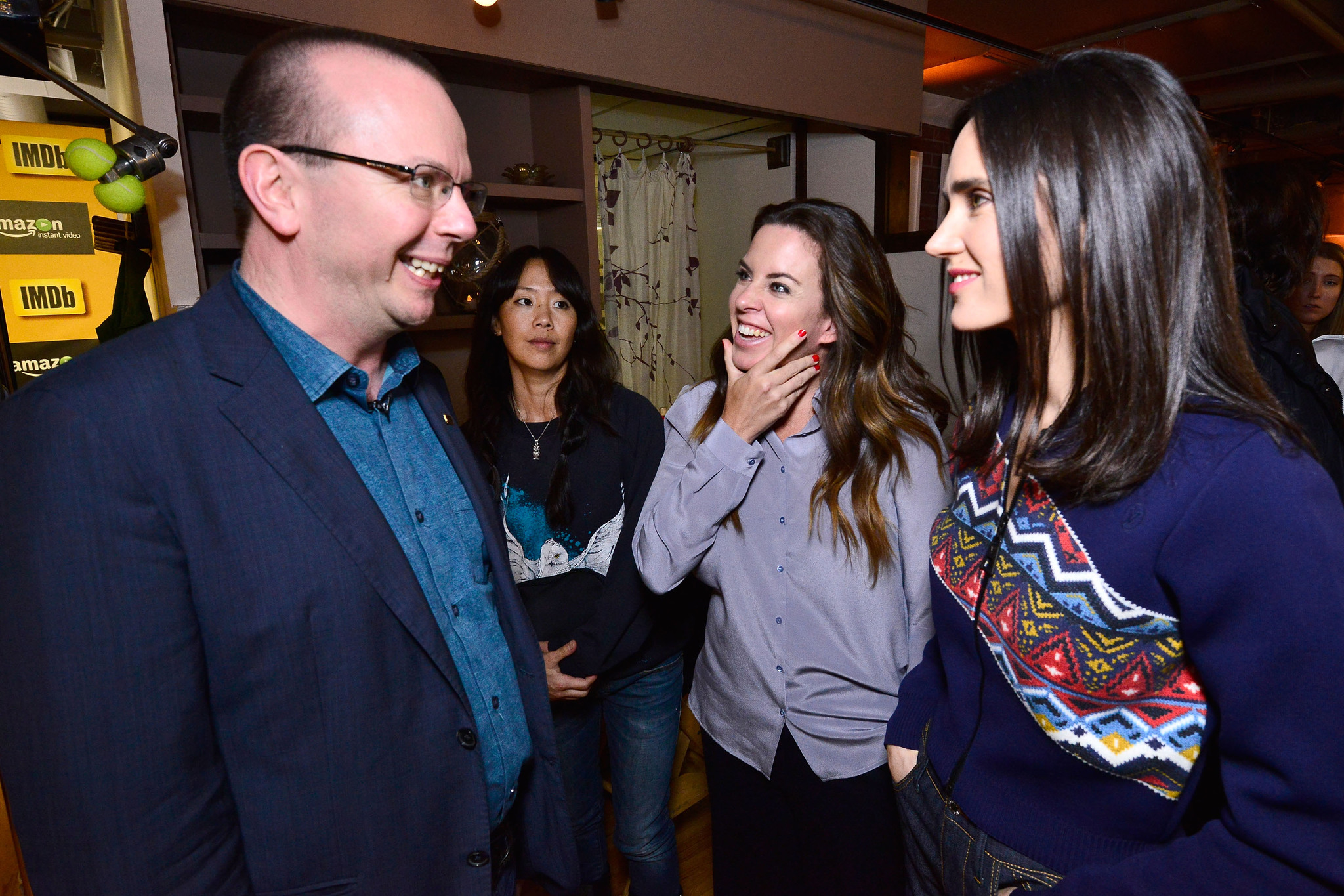 Jennifer Connelly, Col Needham and Claudia Llosa at event of The IMDb Studio (2015)
