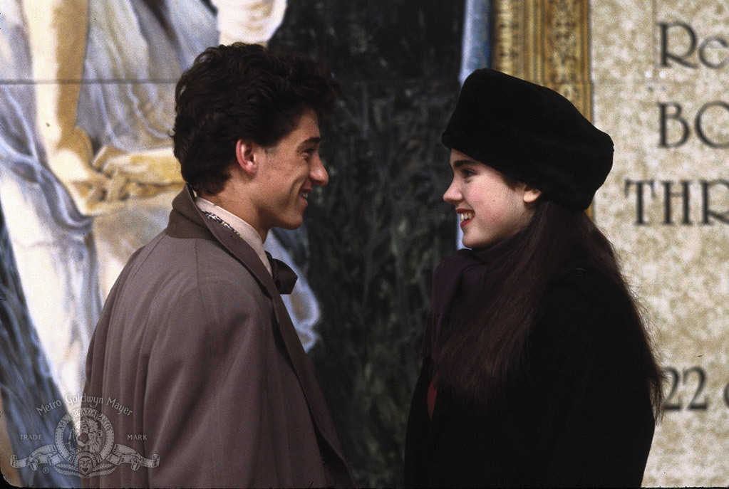 Still of Jennifer Connelly and Patrick Dempsey in Some Girls (1988)