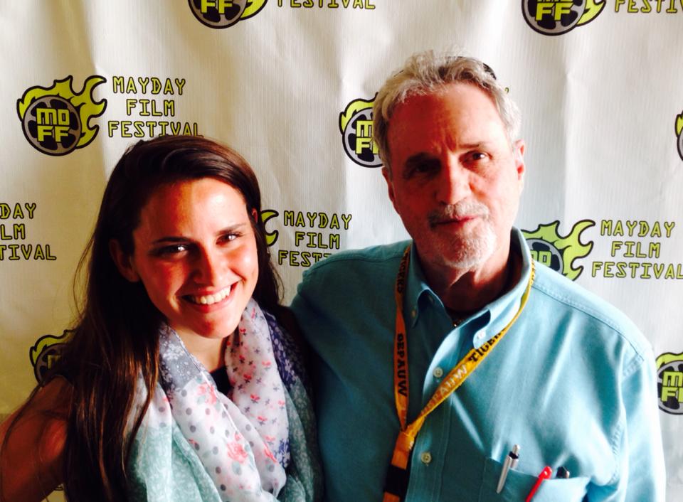 Mayday Film Fest. Mary Arnold with Michael Arnold