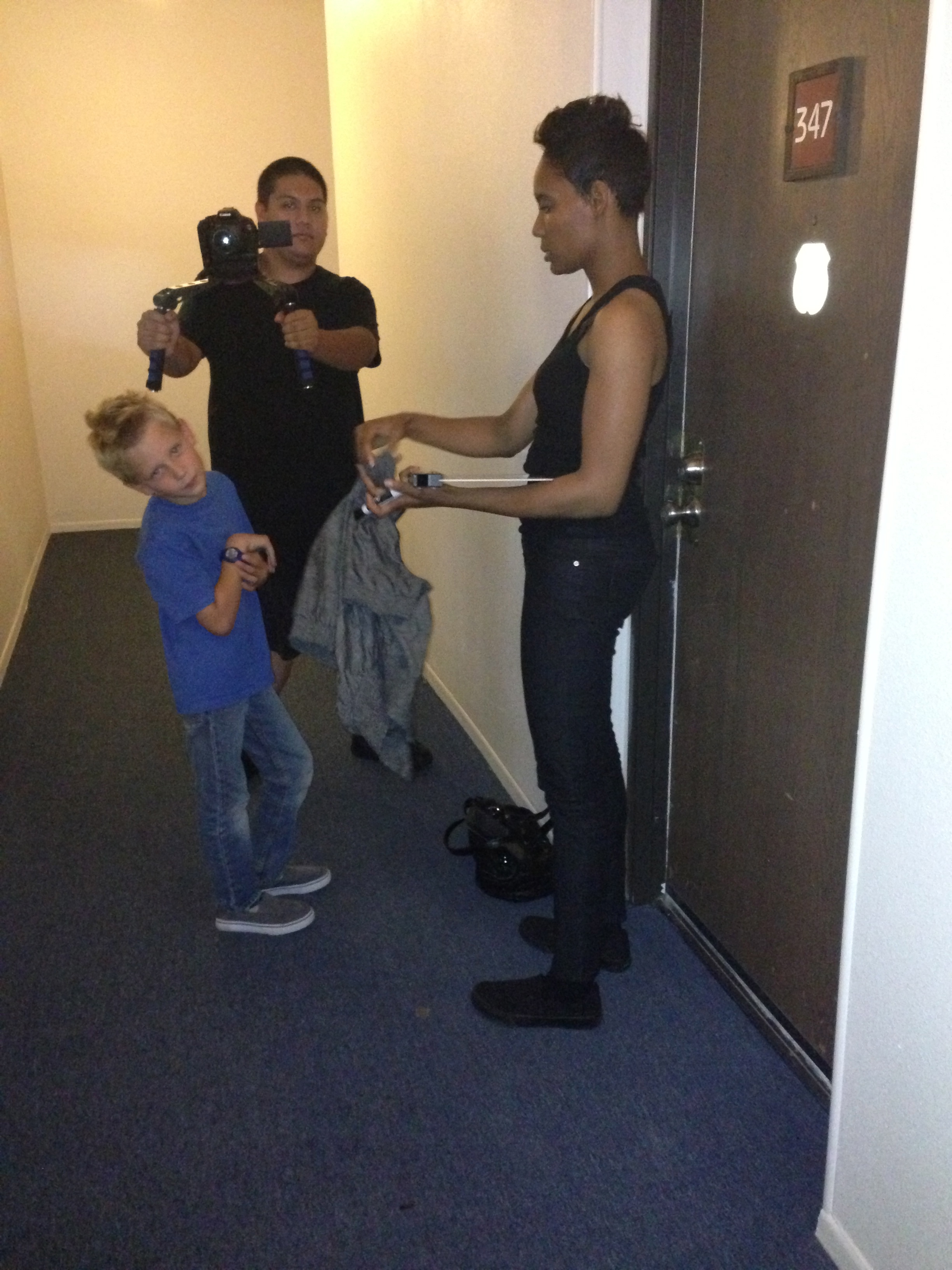 Jared and Selena Brown filming 