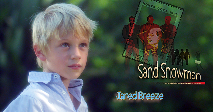 Jared in Sand Snowman