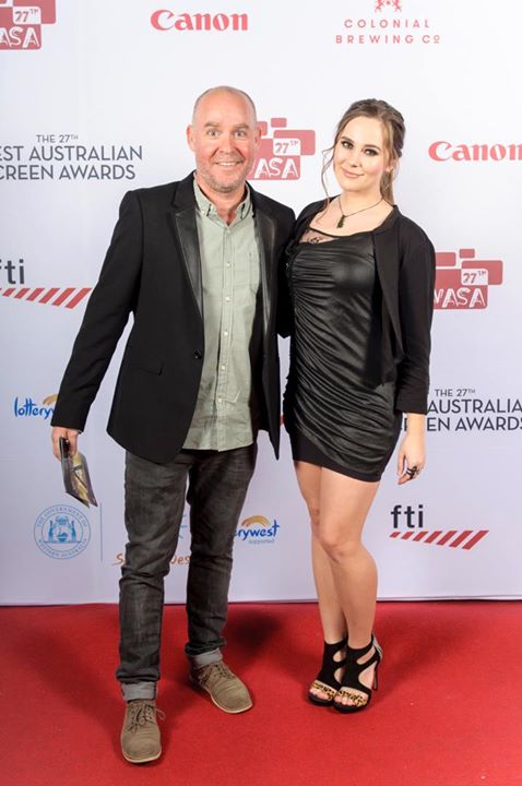 Alla Hand and PINCH director/producer Jess Asselin at the 27th Annual WA SCreen Awards