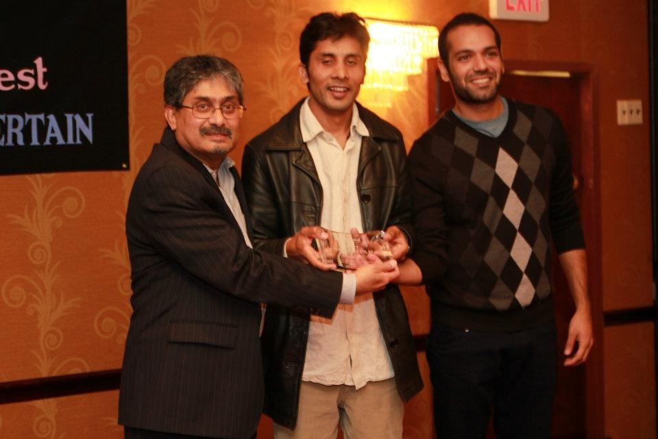 Ashok Chaudhary is getting the award for his film 