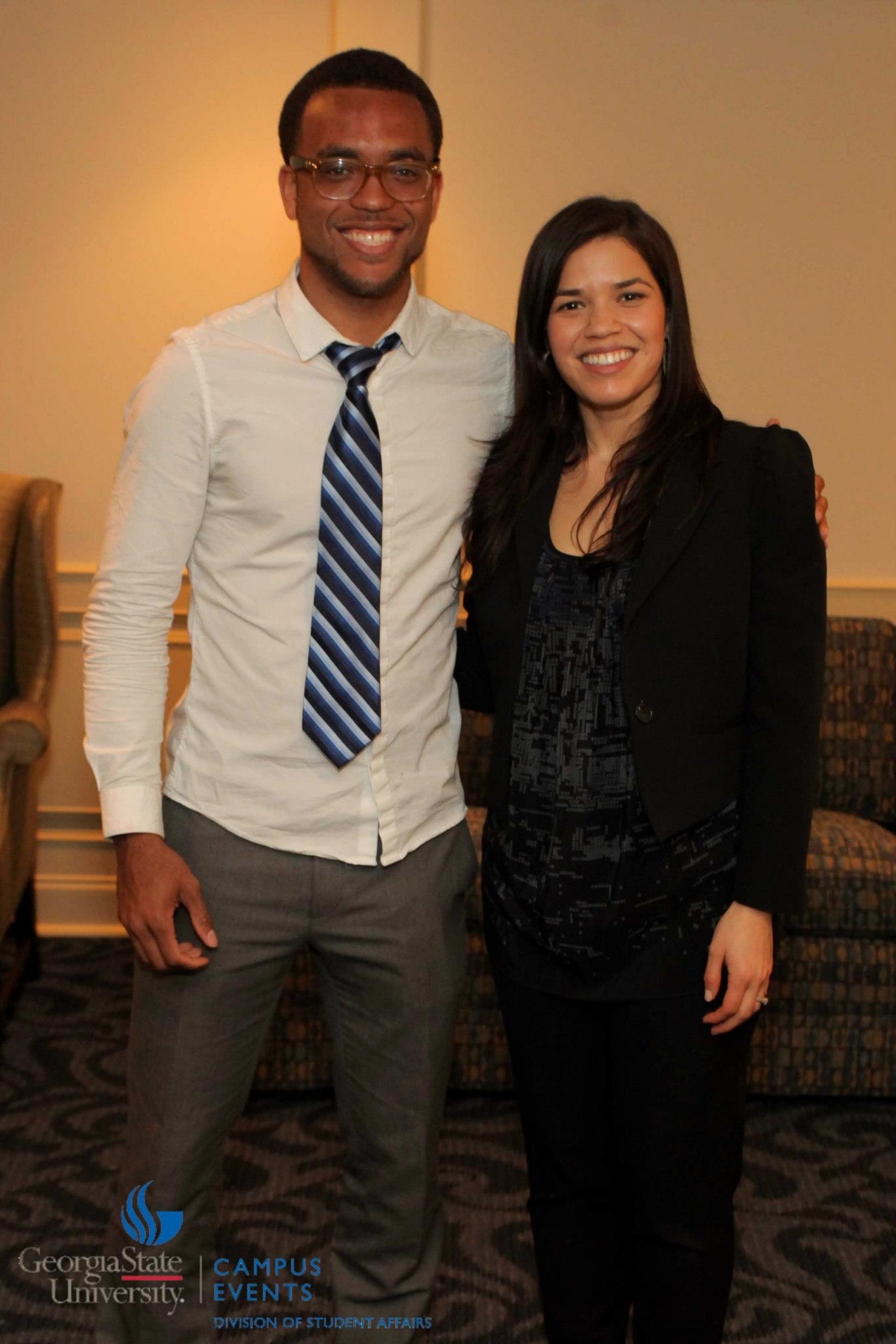 America Ferrera and Javier McIntosh