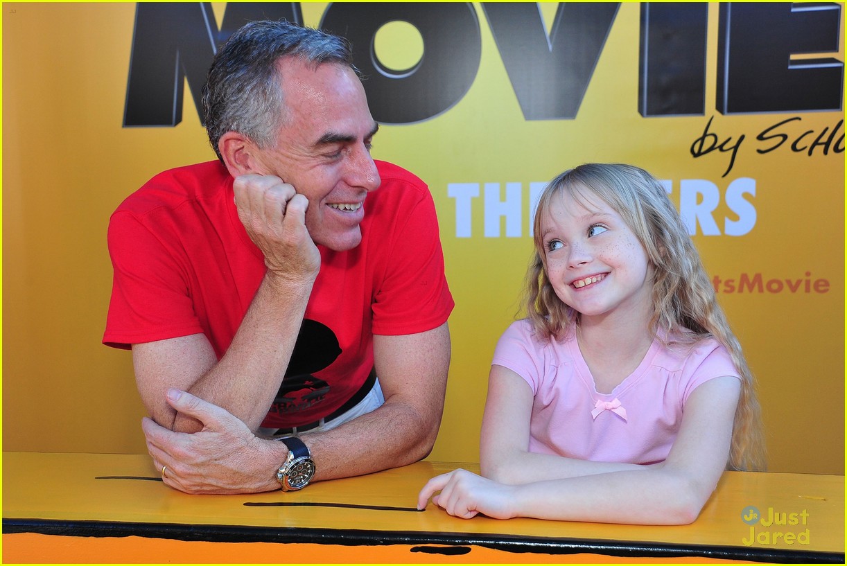 Mariel and Steve Martino, director of The Peanuts Movie, meeting the Press!