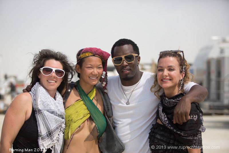 With Jessi Hernreich, Sean Combs AKAPuff Daddy, and Dream Rockwell from Lucent Dossier discussing GRACE tattoo
