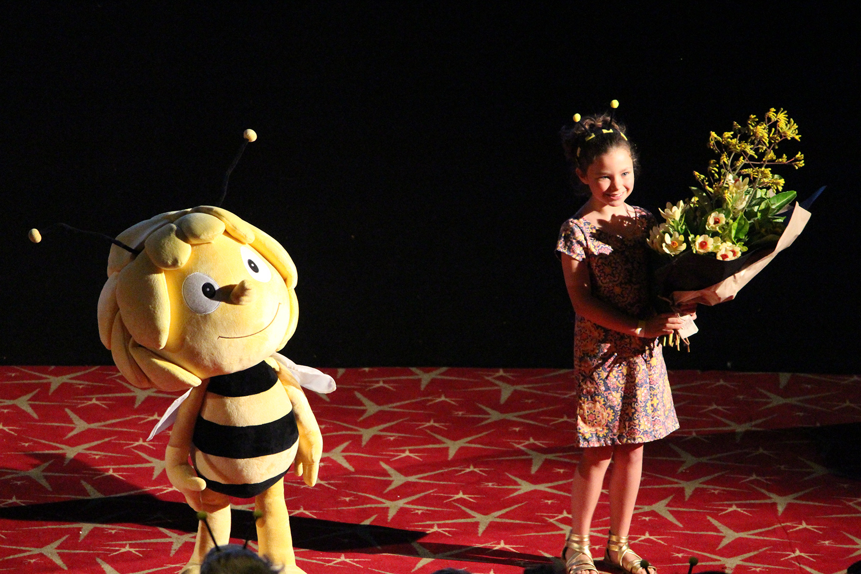 Coco Jack Gillies at the Australian premiere of Maya the Bee Movie, Sydney - 19 Oct 2014.