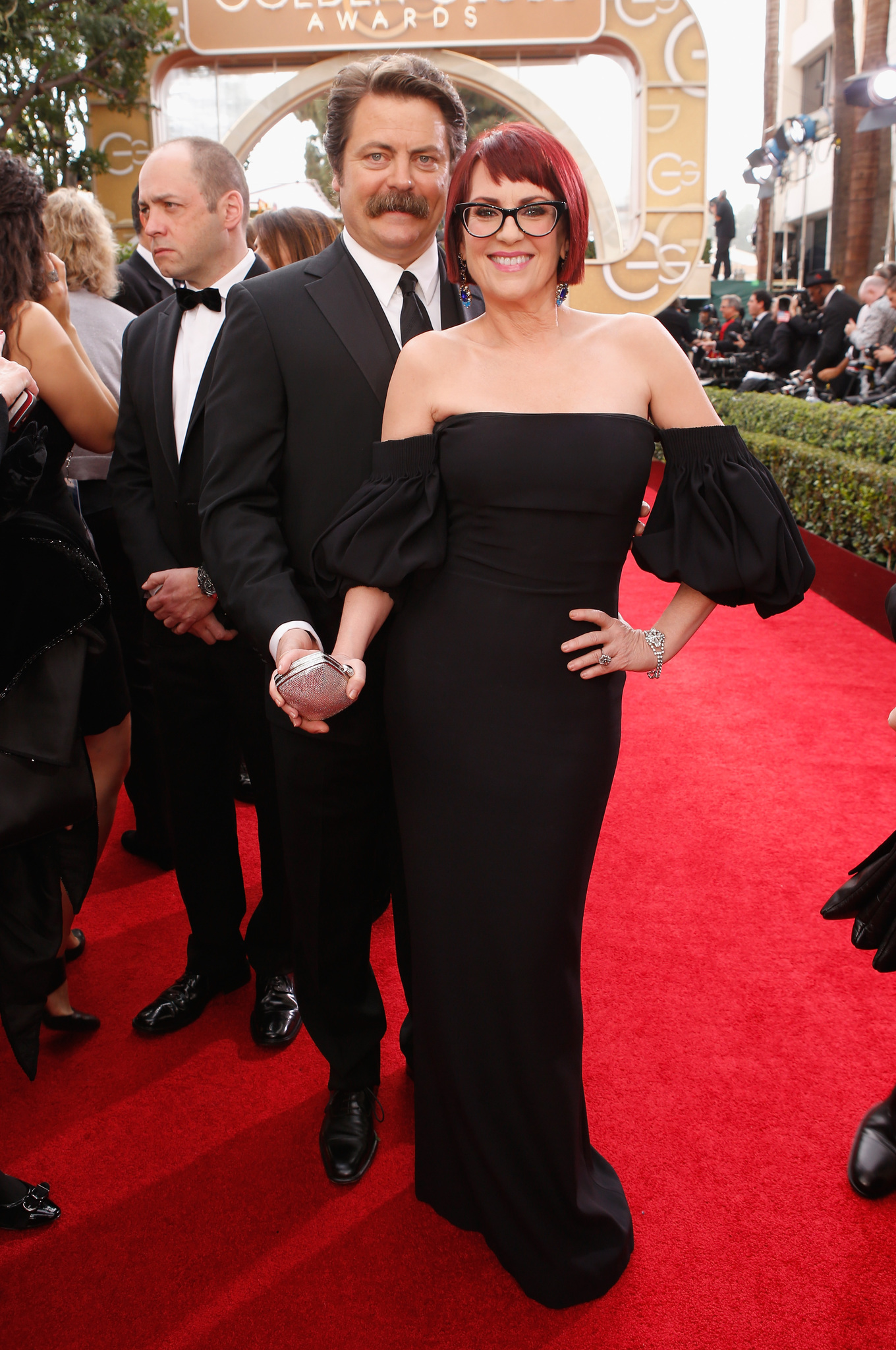 Megan Mullally and Nick Offerman